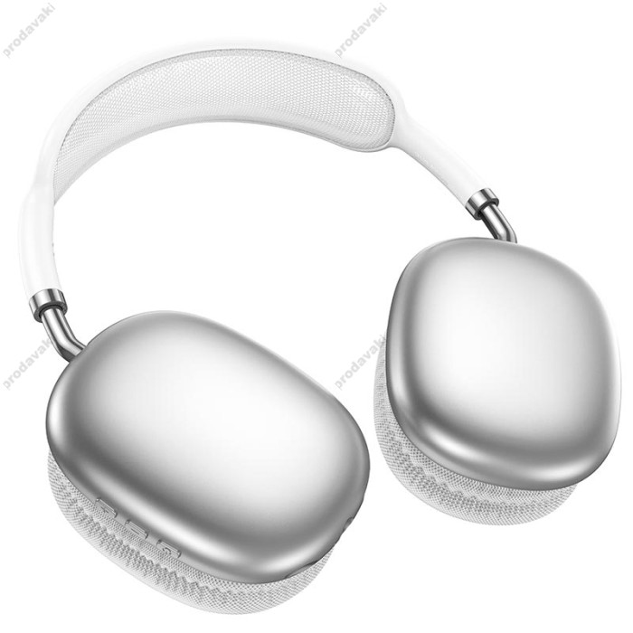Бездротові Bluetooth навушники BOROFONE BO22 Plus Elegant BT headphones BT 5.4 Silver
